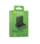 GP Recyko 2hr 4 bay USB Charger - Including 4 x NiMH AA Batteries
