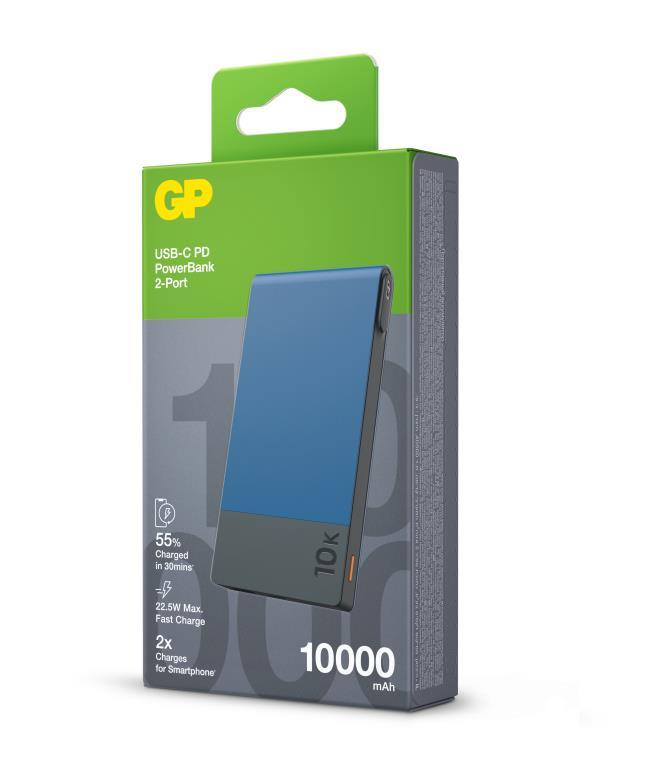 GP 3.7V 10Ah 37Wh Li-ion Powerbank - Blue