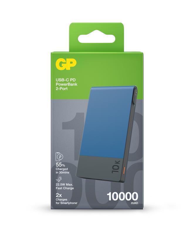 GP 3.7V 10Ah 37Wh Li-ion Powerbank - Blue