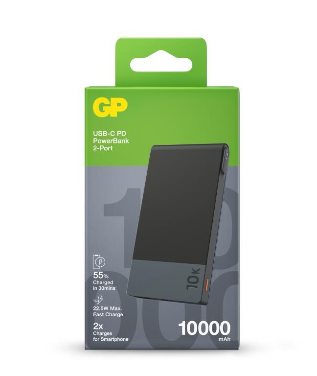 GP 3.7V 10Ah 37Wh Li-ion Powerbank - Grey