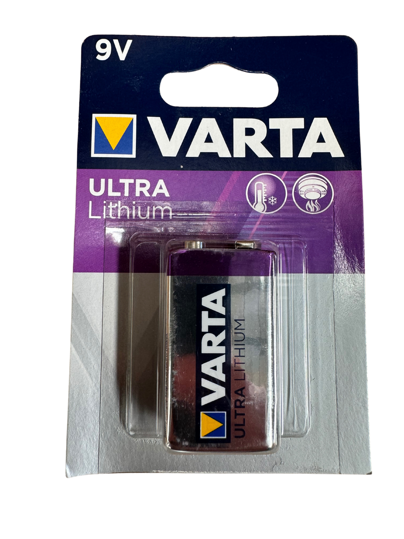 VARTA Professional Lithium Batteries 9 Volt 1 Pack