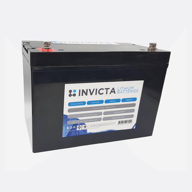 Invicta Lithium Battery 12V100AH 4S SNL12V100S