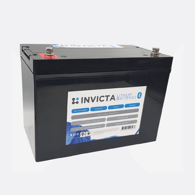 Invicta Lithium Battery 12V100AH BLUETOOTH SNL12V100BT