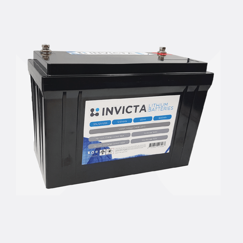 Invicta Lithium Battery 12V125AH 4S SNL12V125S