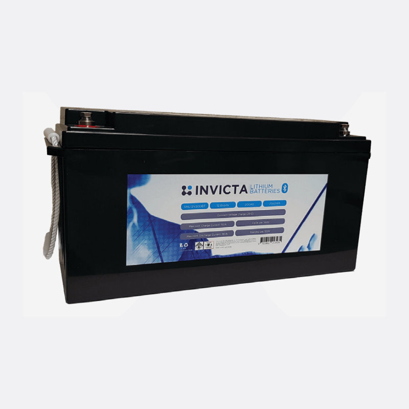 Invicta Lithium Battery 12V200AH BLUETOOTH SNL12V200BT