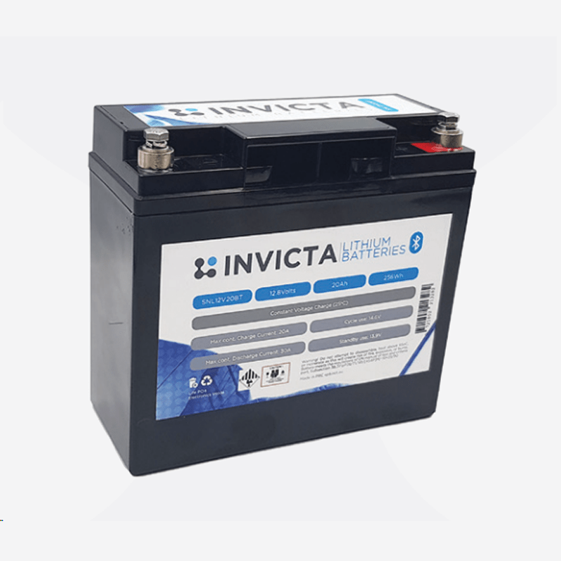 Invicta Lithium Battery 12V20AH BLUETOOTH SNL12V20BT