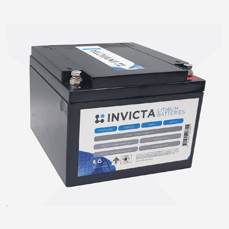 Invicta Lithium Battery 12V24AH 4S SNL12V24S