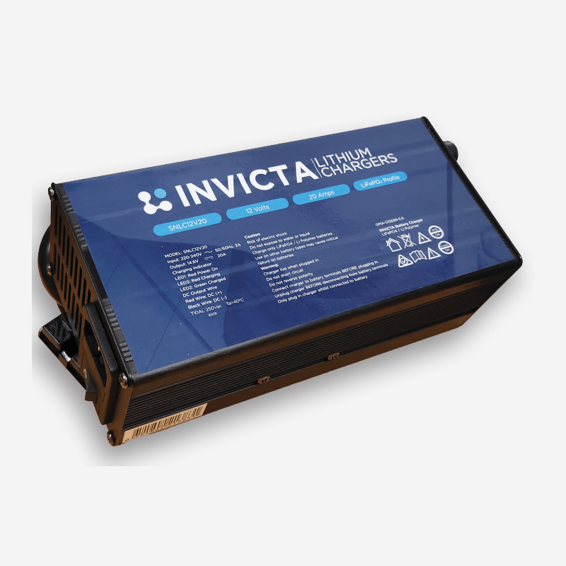 Invicta Lithium Charger 12V 20Amp SNLC12V20