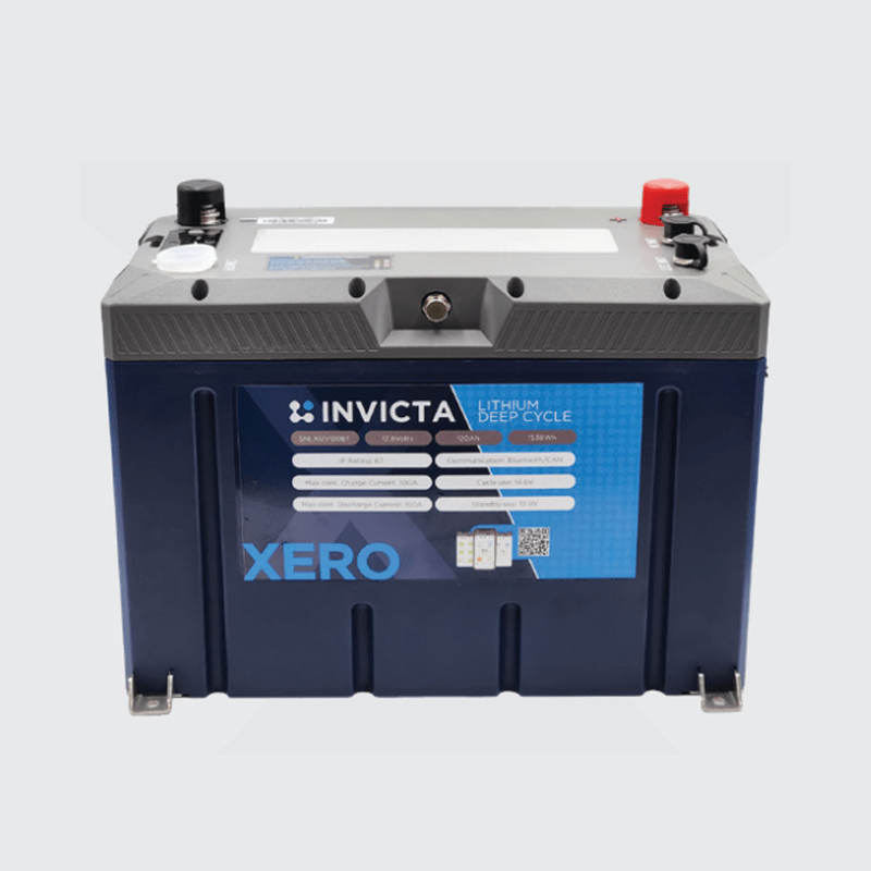 Invicta Xero Lithium Battery 12V120AH BLUETOOTH SNLX12V120BT