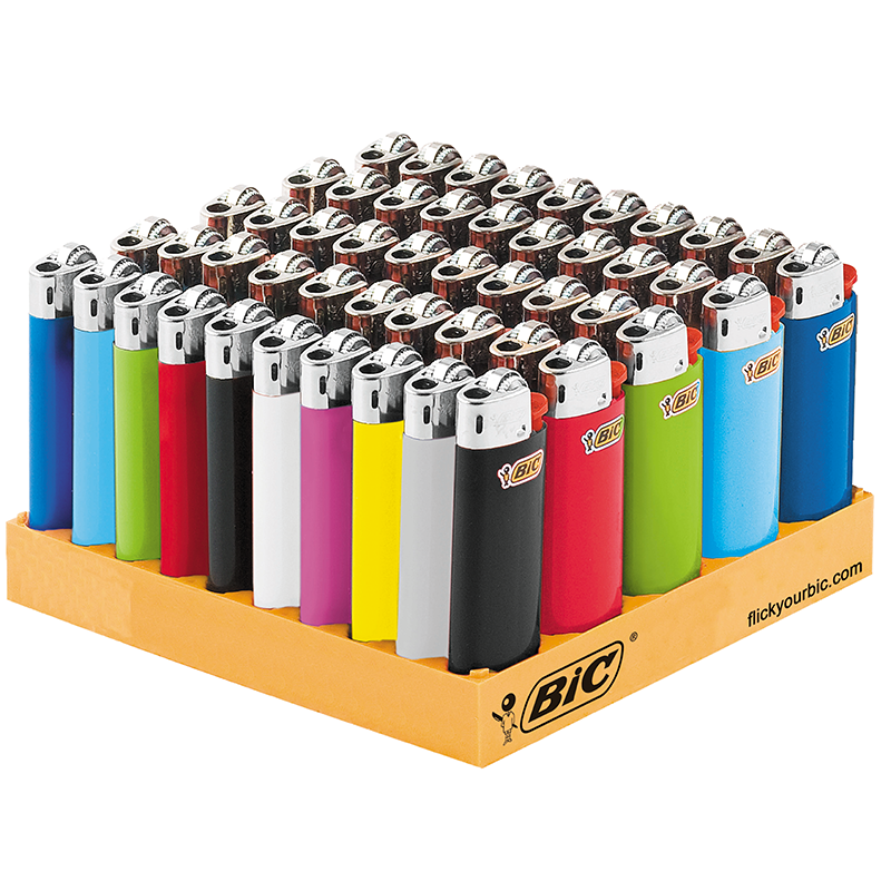 Bic Maxi Lighters Tray Of 50pcs JS003