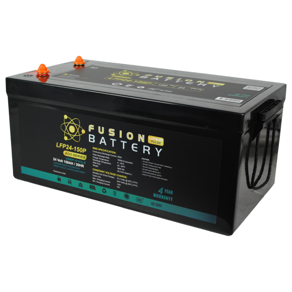 Fusion Lithium Pulse 24V150AH Battery LFP24-150P