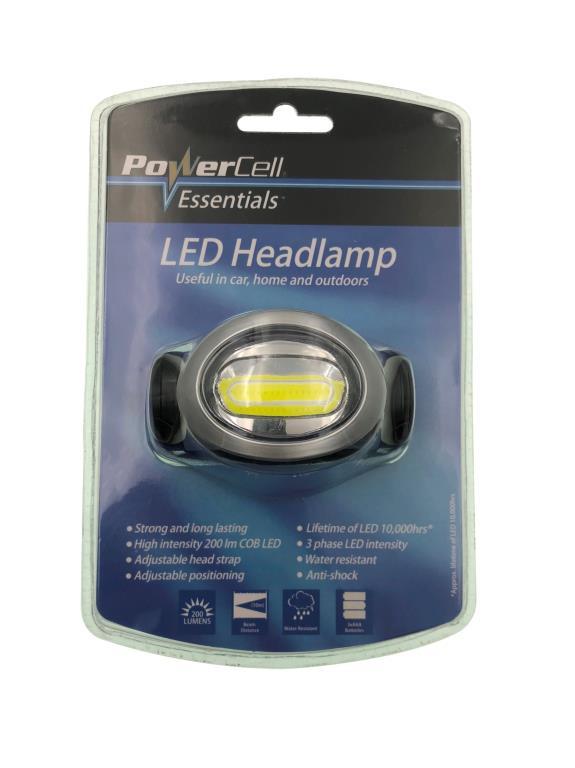 Powercell 200Lm LED Headlamp PCLED03