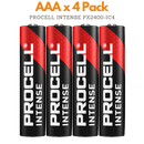 Procell Intense PX2400 AAA Alkaline Pack of 4 - Bulk
