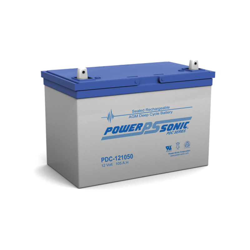 Power-Sonic PDC Series Battery 12v105 ah C20 Cyclic AGM PDC121050