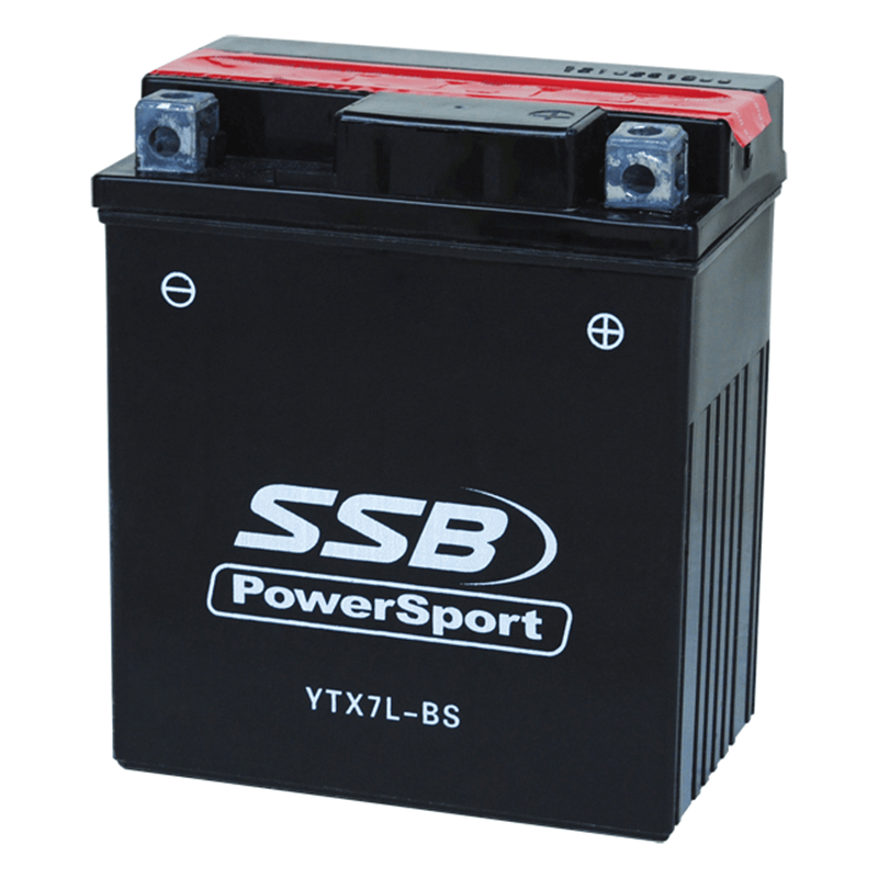 SSB 12.8V Powersport MF Motorcycle Battery YTX7L-BS