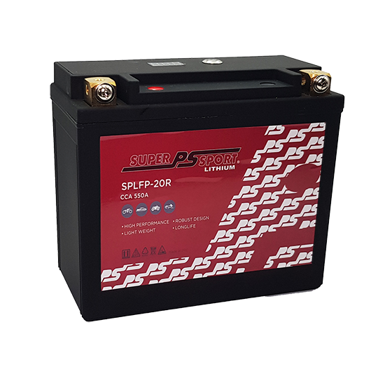 PS Supersport Lithium 12V 550CCA Motorcycle Starting Battery