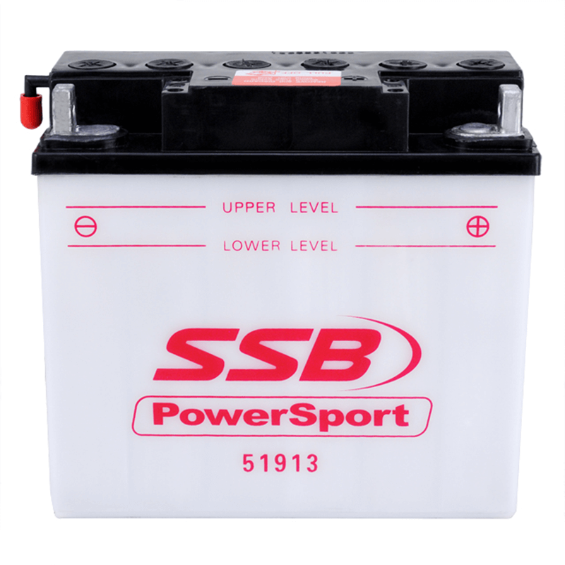 SSB 12V Powersport Flooded Motorcycle Battery 51913