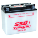 SSB Powersport Flooded Motorcycle Battery CB12B-B2