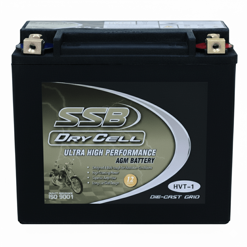 SSB HVT-1 12V 450CCA Dry Cell Motorbike Battery