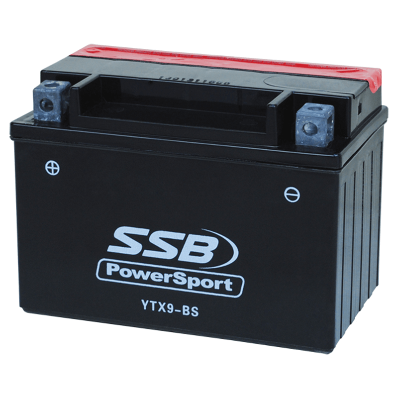SSB 12.8V Powersport MF Motorcycle Battery YTX9-BS