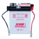 SSB Powersport Flooded Motorcycle Battery 6N2-2A-7