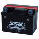 SSB Powersport MF Motorcycle Battery YTX4L-BS
