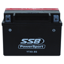 SSB  Powersport MF Motorcycle Battery YTX9-BS