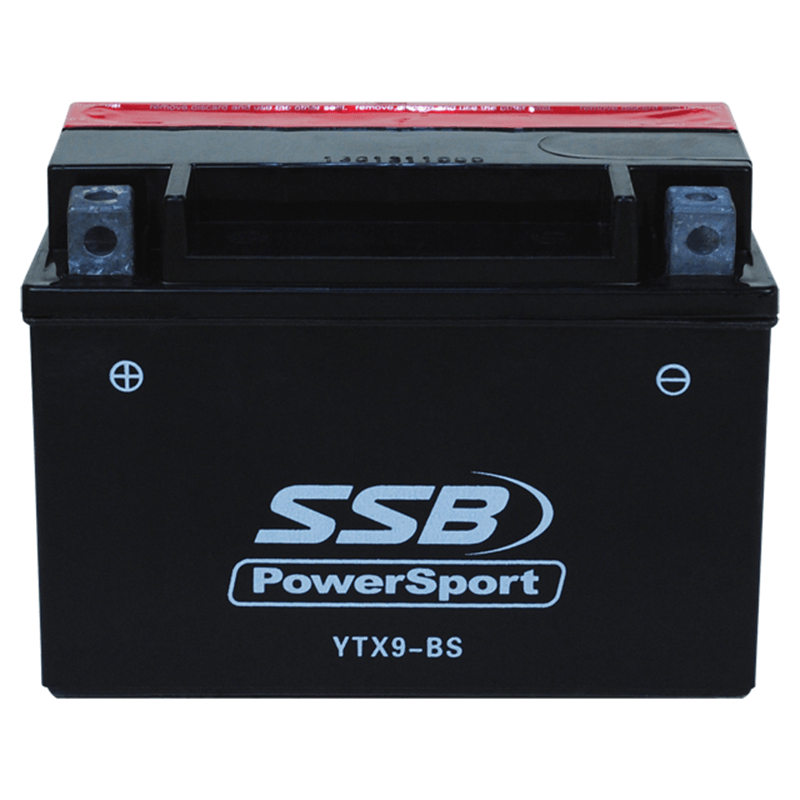 SSB 12.8V Powersport MF Motorcycle Battery YTX9-BS