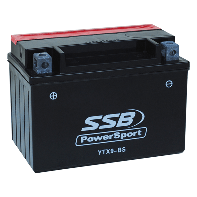 SSB 12.8V Powersport MF Motorcycle Battery YTX9-BS