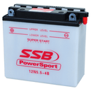 SSB Motorcycle Battery 12N5.5-4B