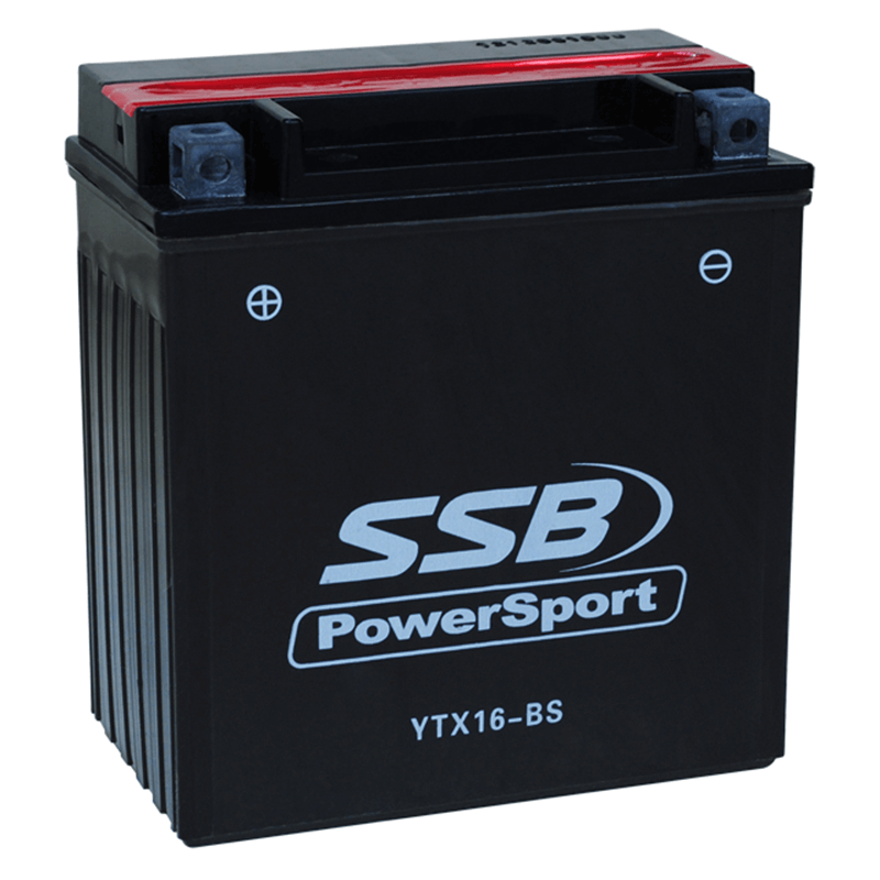 SSB Powersport MF Motorcycle Battery YTX16-BS - Main Image