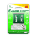 Strike USB-C Rechargeable 9V size Battery A1914