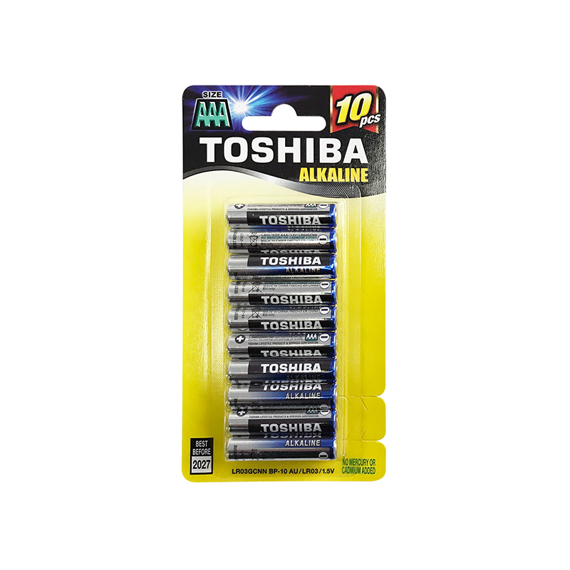 Toshiba Alkaline AAA 10PK TSLR3/10