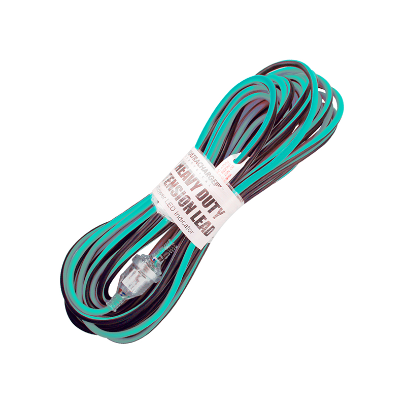 Ultracharge 25m Heavy Duty Extension Lead With Led Power Indicator - Teal UR240/25TL