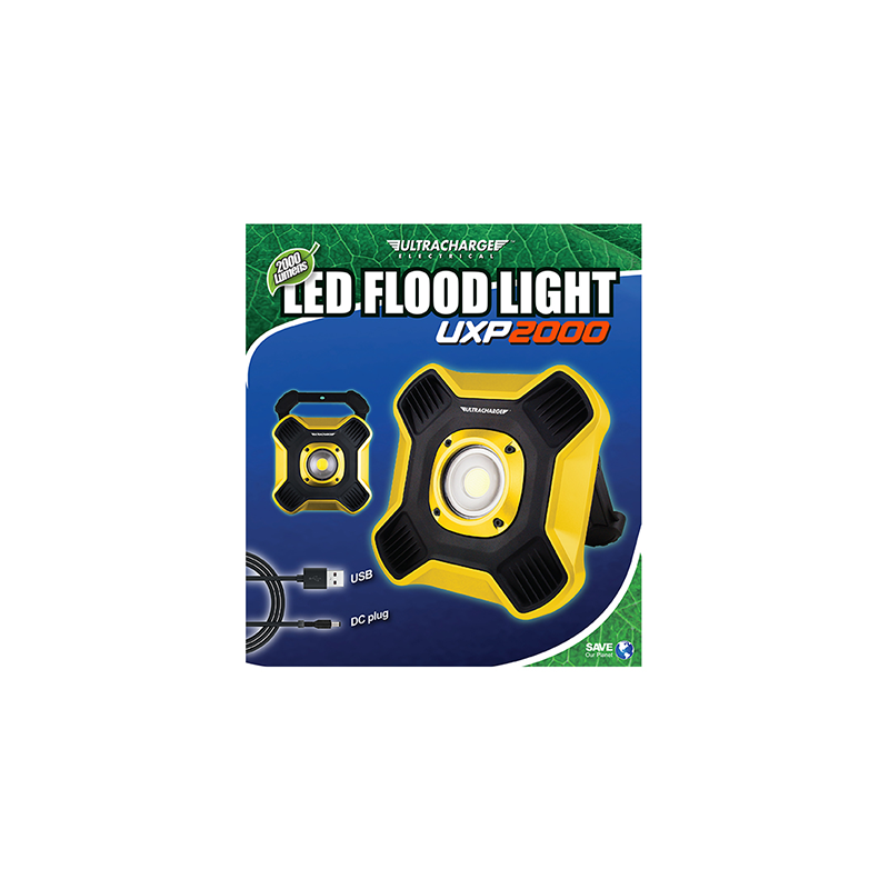 Ultracharge LED Flood Light 15watt Rechargeable Worklight UXP2000