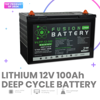 Fusion Lithium 12V Deep Cycle Battery V-LFP-12-100