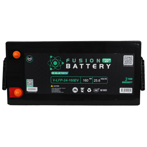 Fusion Lithium 24V Deep Cycle EV Battery V-LFP-24-160EV