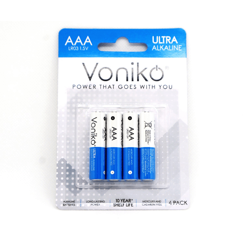 Voniko AAA Alkaline Premium Grade Battery