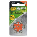 GP 1.4V 230mAh Zinc Air Hearing Aid Battery - Dial of 6