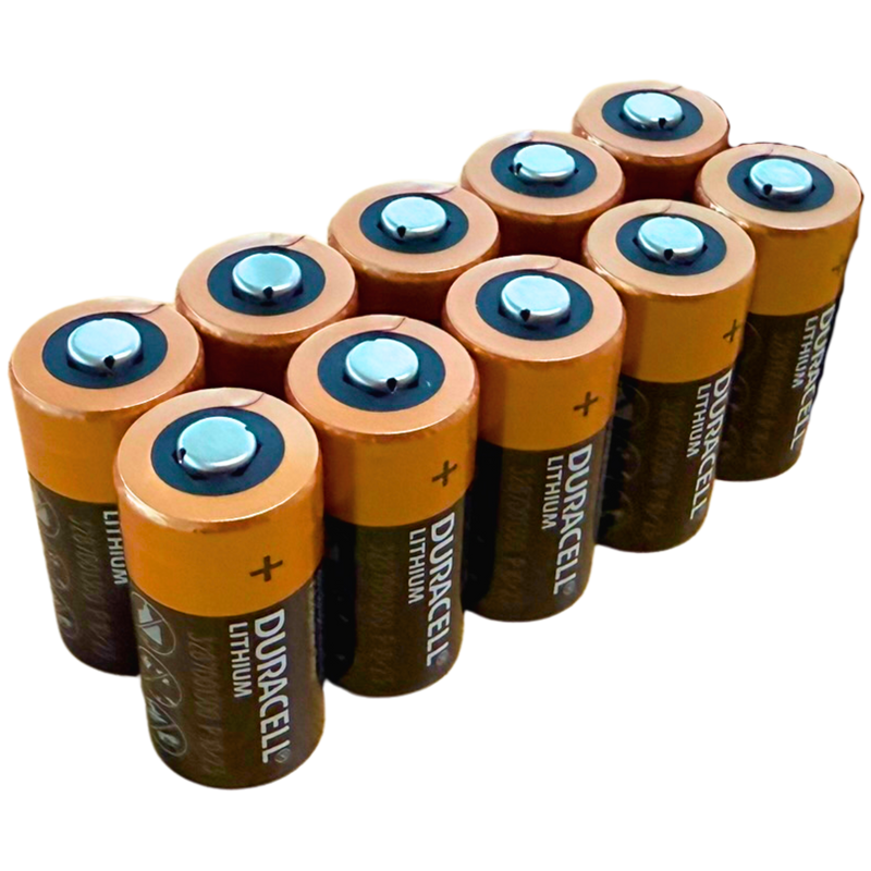ZOLL AED Plus Battery Replacement - 10 x Lithium 123A Batteries
