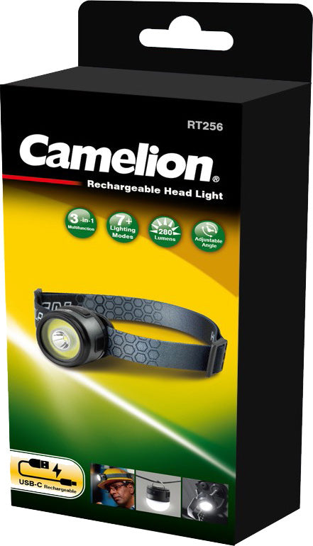 Camelion 280LM Rechargeable COB LED Headlight CART256