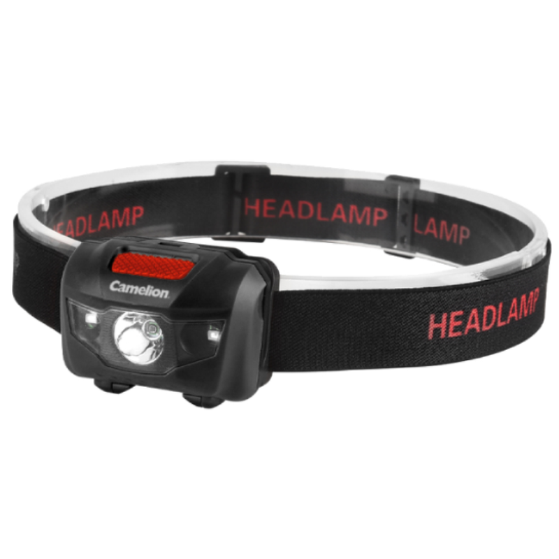 Camelion 3 Watt LED Head Lamp – Ultra-Bright, Hands-Free Lighting (Includes 3 AAA Batteries)