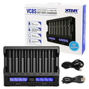 VC8S-KIT 1-8 cell LiIon/NiMH battery charger with capacity test function, USB-C PD3.0/QC3.0 capability for fast charging