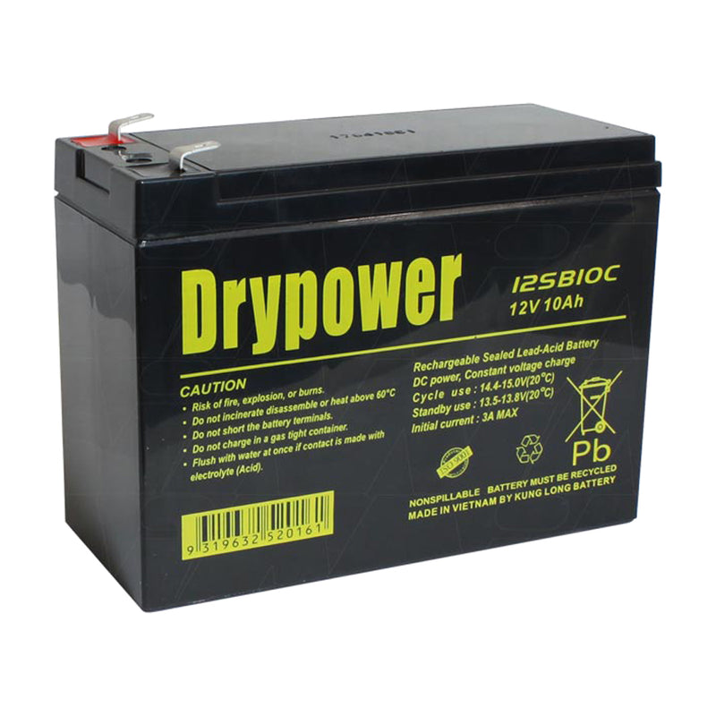 Drypower 12V 10Ah SLA Battery