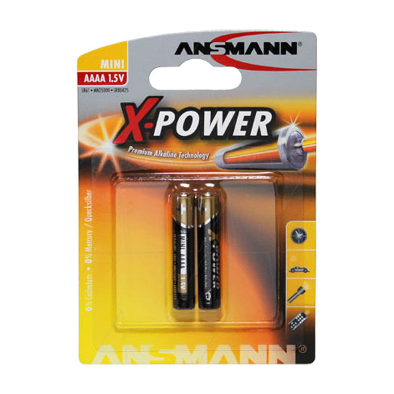 AAAA 1.5V Mini Alkaline X-Power Blister of 2