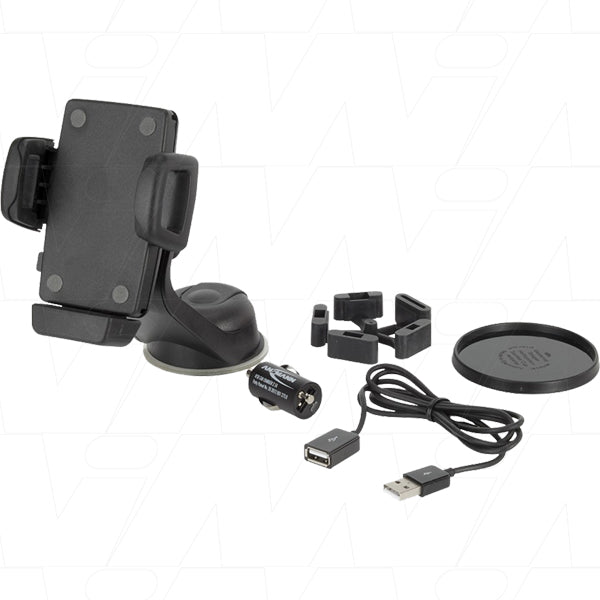 Ansmann Universal Windscreen Mount Mobile Phone or GPS Holder