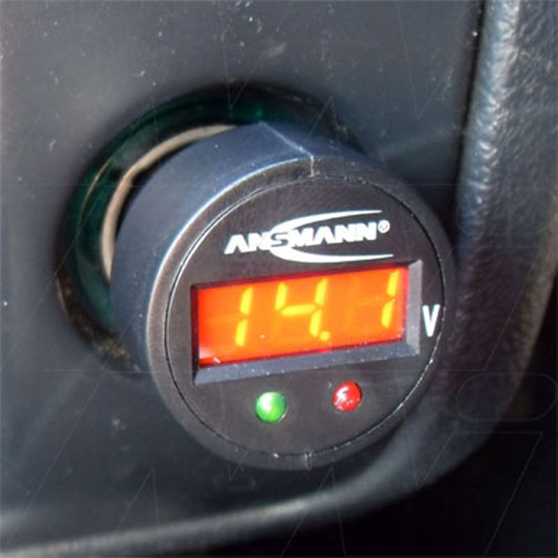 Ansmann PowerCheck 12-24V In-Car Monitor-Tester - Auto batts