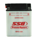 Fusion 12V 200CCA CB12-CA Extra Heavy Duty Conventional Motorcycle Battery