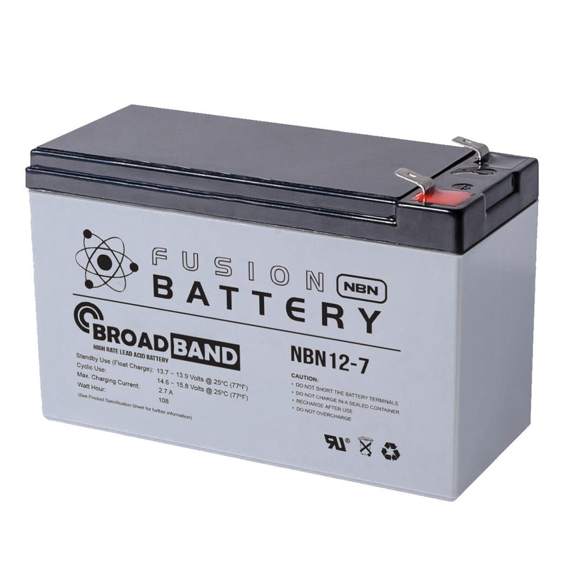 Fusion 12V 9Ah NBN12-7 High Rate Lead Acid Battery