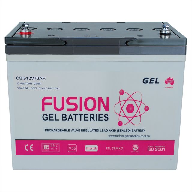 Fusion 12V 75Ah CBG12V75AH Gel VRLA Battery